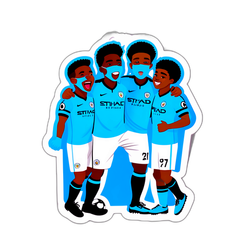 맨체스터 시티 팬 스티커