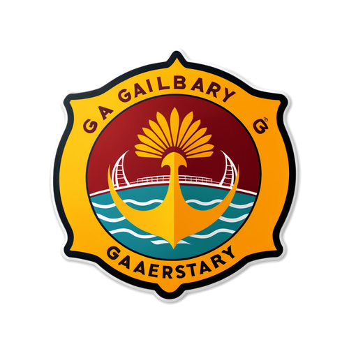 Stiker Bergaya Dengan Desain Dinamis Galatasaray