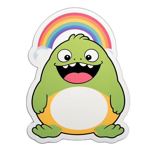 Vrolijke Groyper Sticker