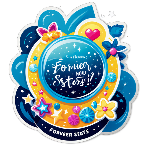 Forever Starts Now Engagement Sticker