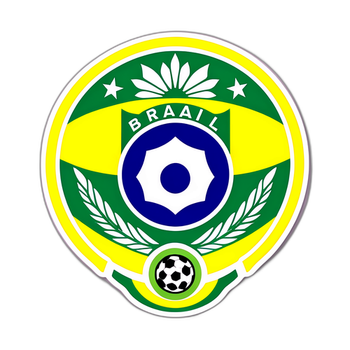 Emblema CBF em Estilo Retro