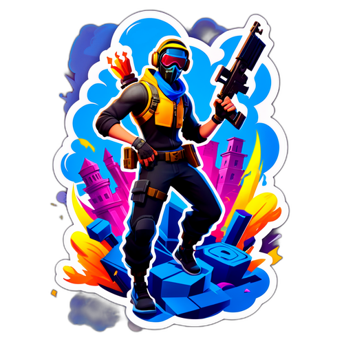 Design d'un personnage de Fortnite en mode bataille
