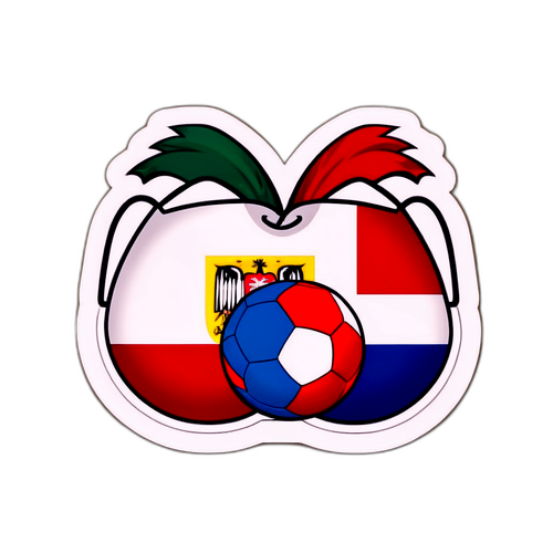 Sticker wa Vifua vya Taifa vya Poland na Moldova