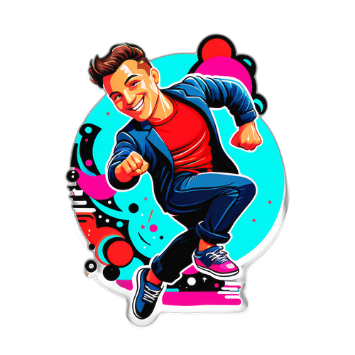 Playful Dance Sticker