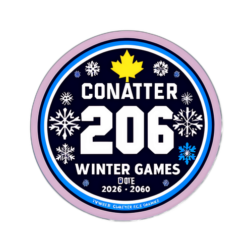 Sticker voor de Winterspelen 2026
