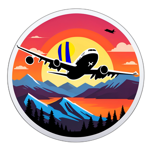 Sunset Memorial Sticker
