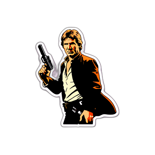 Diseño de Silueta de Han Solo
