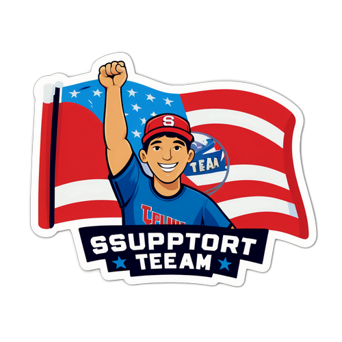 Σχεδίαση αυτοκόλλητου υποστήριξης ομάδας