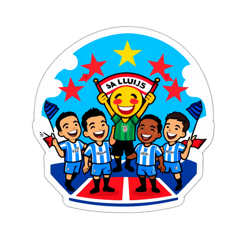 Adesivo Vibrante para Atlético San Luis Querétaro