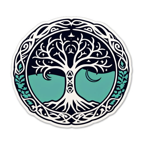 Pagan Nature Symbol Sticker