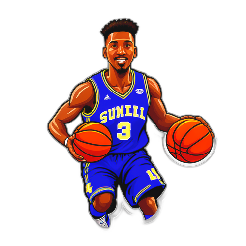 Autocollant de Scottie Barnes en action