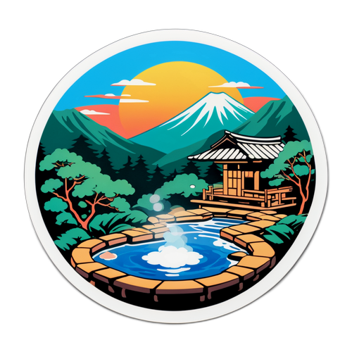 星野リゾートの温泉シーン