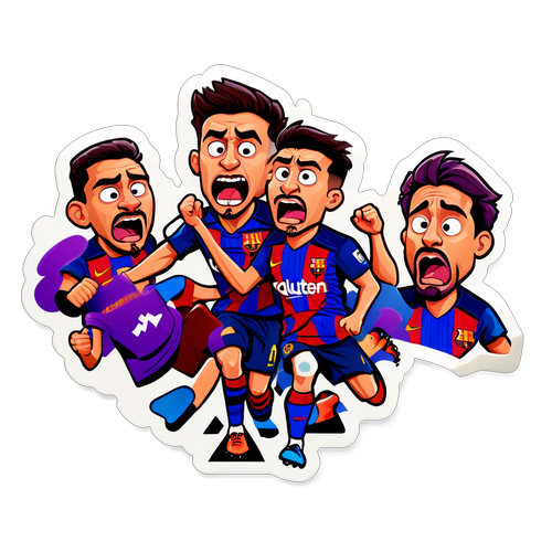 Những khoảnh khắc hỗn loạn trong trận Valladolid vs Barcelona