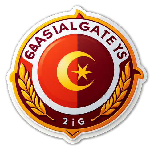 Stiker Premium Logo Galatasaray