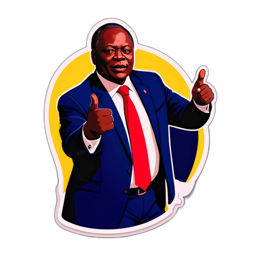 Rigathi Gachagua katika Pose ya Kijani