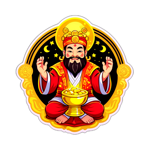 中秋特色的土地公