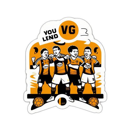 แฟนบอลที่ถือป้ายในแมตช์วูล์ฟแฮมป์ตัน vs อาร์เซนอล