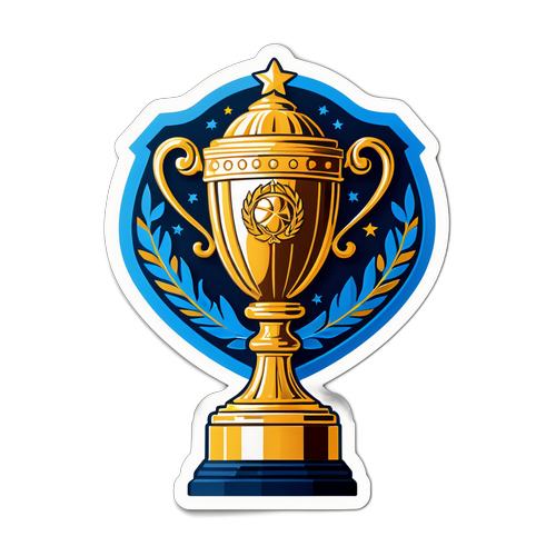 화려한 ATP 파이널 트로피 일러스트