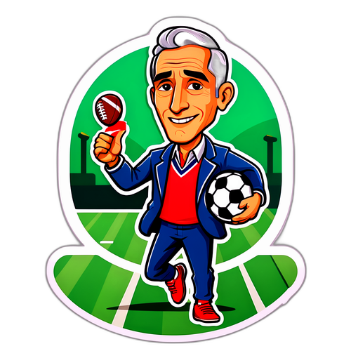 Alvaro Carreras Futbol Antrenörü Sticker