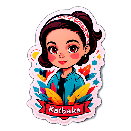 Αυτοκόλλητο αφιερωμένο στην Κατιά Ταραμπάνκο