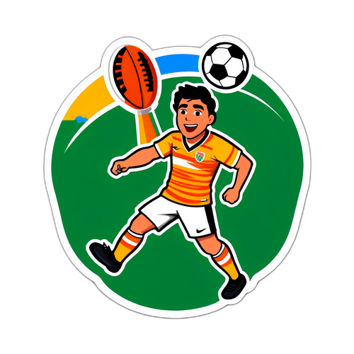 Adesivo da Emoção do Futebol