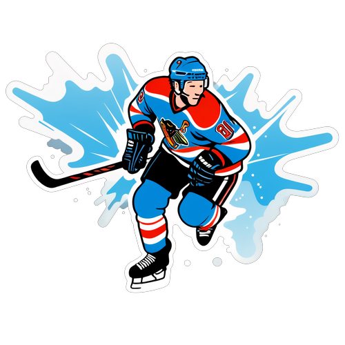 Illustration af Ishockey VM Sticker