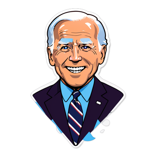 Is Biden Really Running for 2024? This Sticker Sparks a Major Debate!