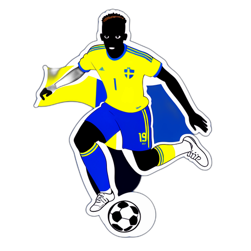 Alexander Isak Fotbollssticker