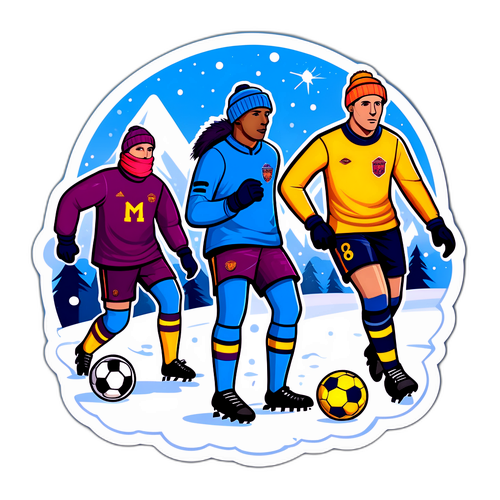 Winter Minnesota Soccer Scene