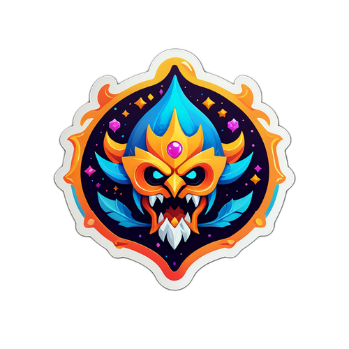 Fantasy Fusion Sticker Design