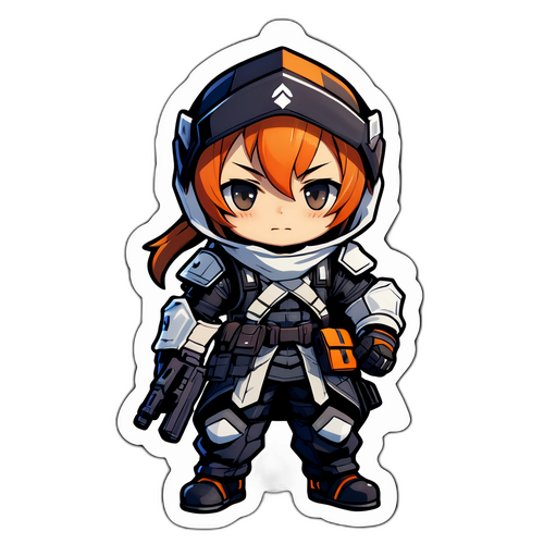 Autocollant inspiré par Arknights Endfield