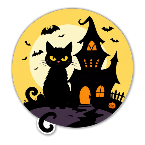 Unleash Your Inner Halloween Spirit: The Spookiest Sticker You'll Ever Need!