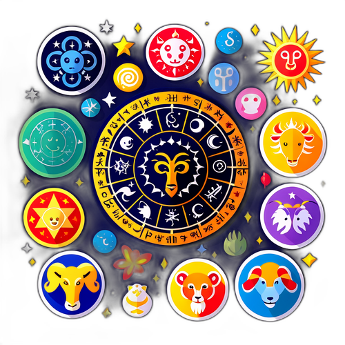 星座的快樂與挑戰符號