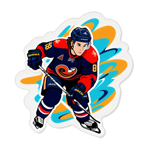 Vibrant plush sticker Sebastian Ahosta