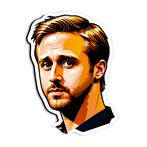 Fesselndes Porträt von Ryan Gosling