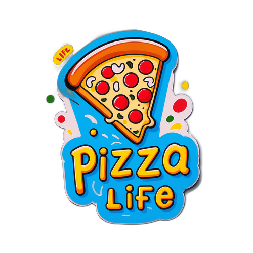 Pizza is Life Sticker