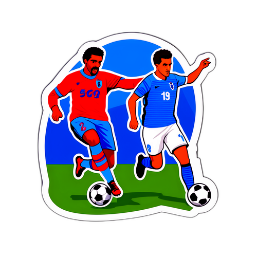 Sticker cho trận đấu Porto, thể hiện cầu thủ trong hành động