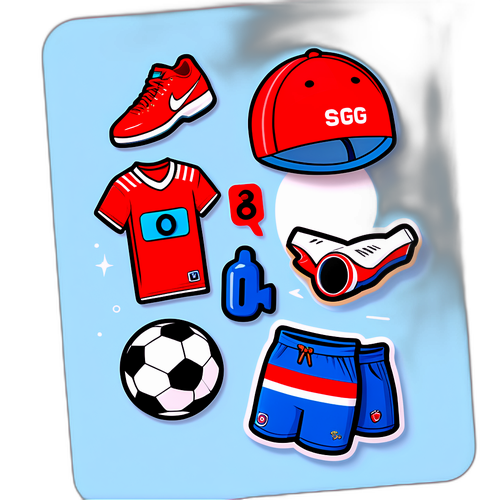 מדבקת ספורט בסגנון דודל