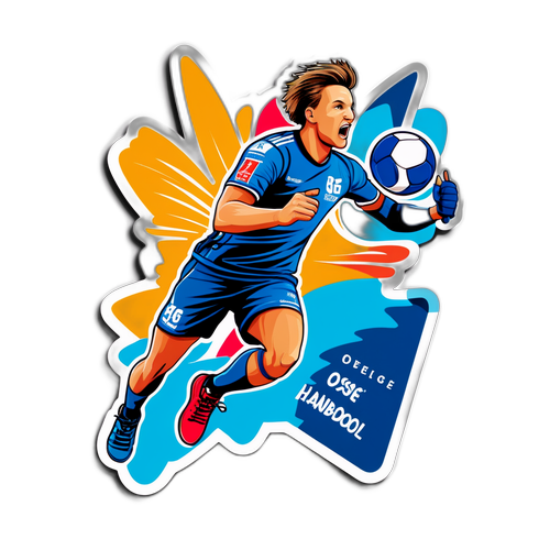 Energetisk klistermærke til Odense Håndbold