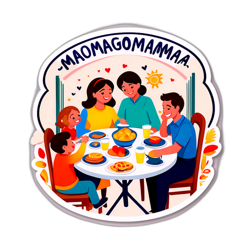 Una scena calorosa da 'Buongiorno Mamma'