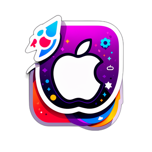 iOS 26 Frissítések Stílusos Matrica