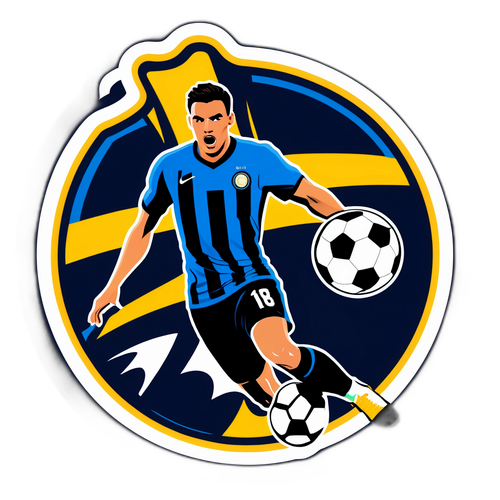 Ενεργητικό αυτοκόλλητο 'Inter'