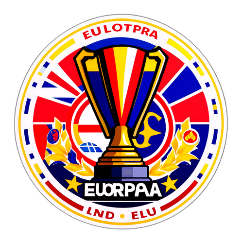 Diseño de sticker que celebra la Europa League