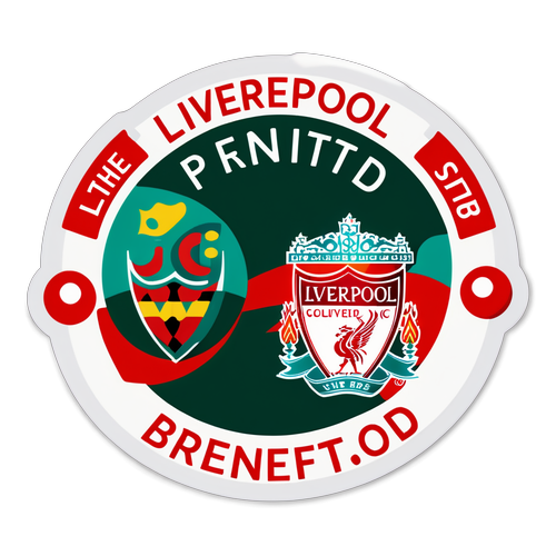 Stiker Pertandingan Liverpool dan Brentford