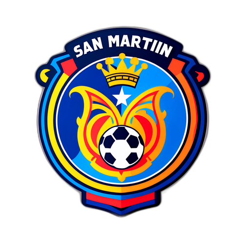Emblem Sepak Bola San Martín dan Vélez Sársfield