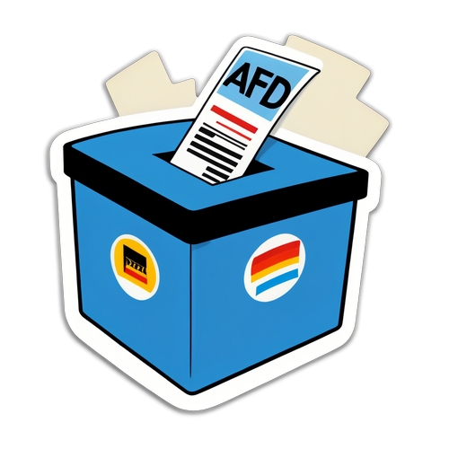 Election Ballot Box Sticker