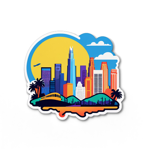 Raikan Keajaiban Los Angeles: Sticker Ceria yang Membuatkan Hati Berbunga!