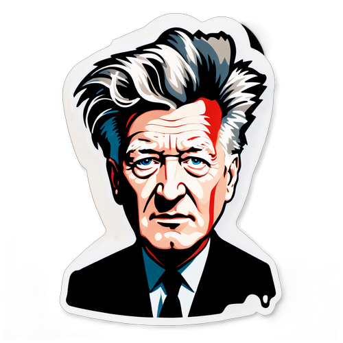 David Lynch Kunstnerisk Klistermerke