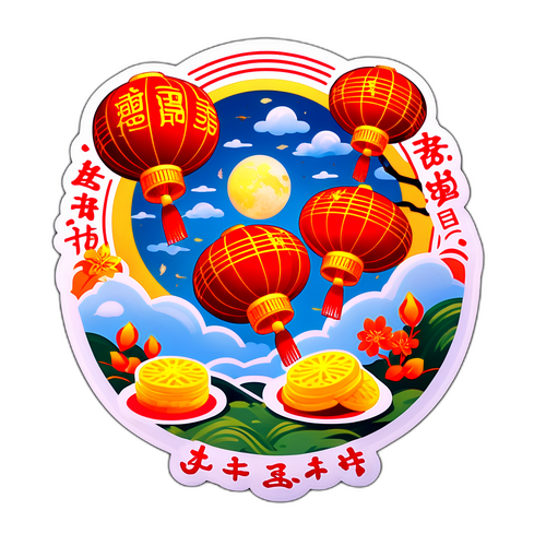 Sticker lễ hội truyền thống tháng năm