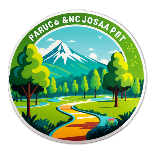 Sticker van Parc Josaphat